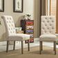 Hearth and Haven Habit Side Chair with Beige Cushion in Tan (Set of 2), , large