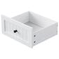 HOMLUX 48" Kitchen Island with Drop Leaf in White and Natural, , large