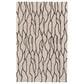 Feizy Enzo 2" x 3" Black and Taupe Area Rug, , large