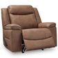 Ashley Status Check Manual Rocker Recliner in Caramel, , large