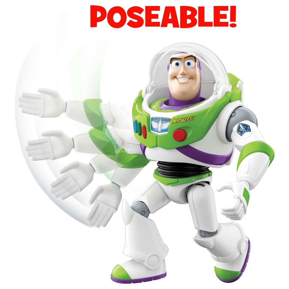 Disney Toy Story Action-Chop Buzz Lightyear Action Figure in Multicolor, , large