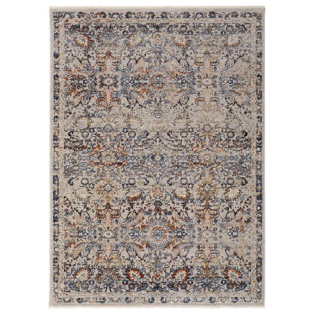 Feizy Kaia 3" x 5" Blue and Multicolor Area Rug, , large