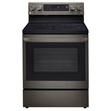 LG 6.3 Cu. Ft. Smart Wi-Fi Enabled True Convection InstaView Electric Range with Air Fry in Black Stainless Steel, , large