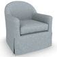 Best Home Furnishings Meg Swivel Chair in Demin, , large