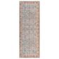 Surya Colin 2"7" x 7"3" Light Blue, Tan, Orange, Brown and Cream Runner, , large
