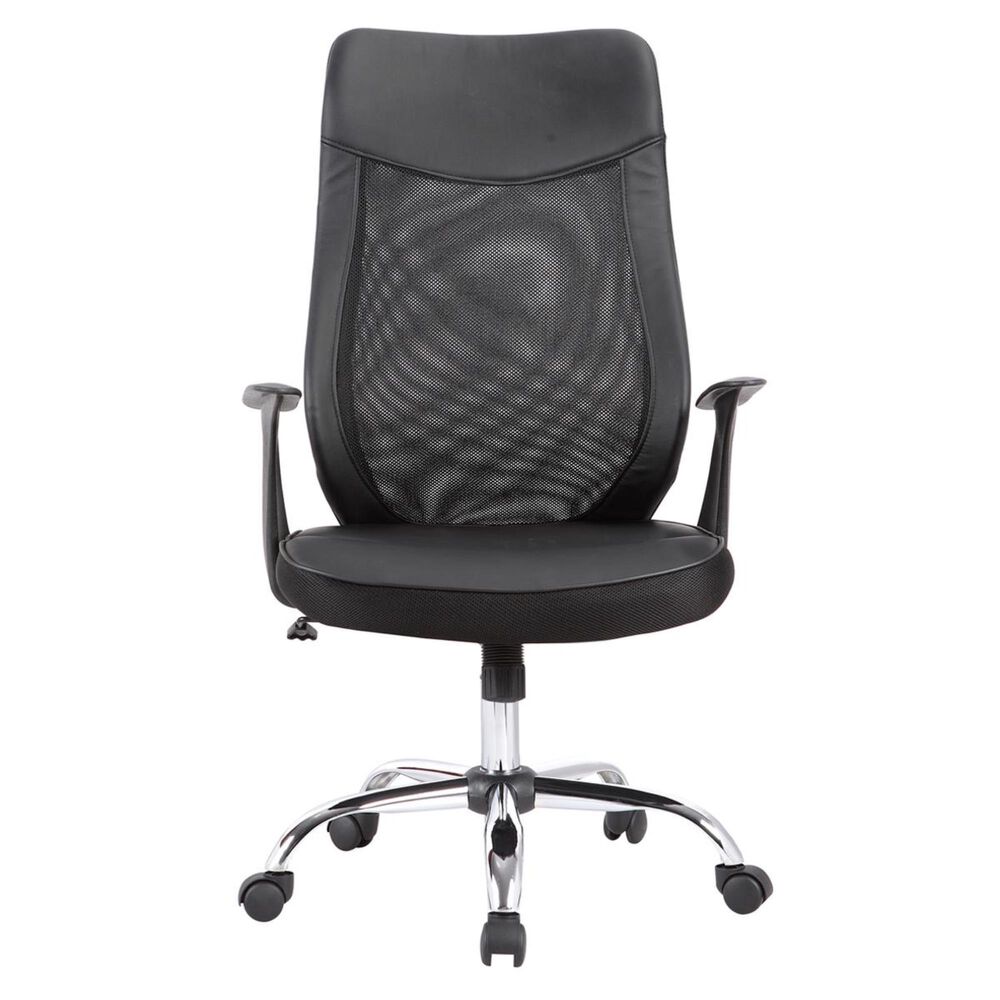 New Era Holding Group LTD Desk Chair with High Back in Black, , large