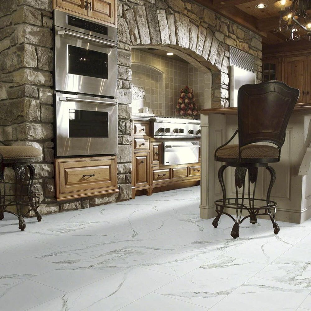 Shaw Vision Statuario 12&quot; x 24&quot; Polished Ceramic Tile, , large