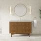 James Martin Laurent 48" Single Bathroom Vanity in Honey Oak with 3 cm Lime Delight Silestone Top and Rectangular Sink, , large