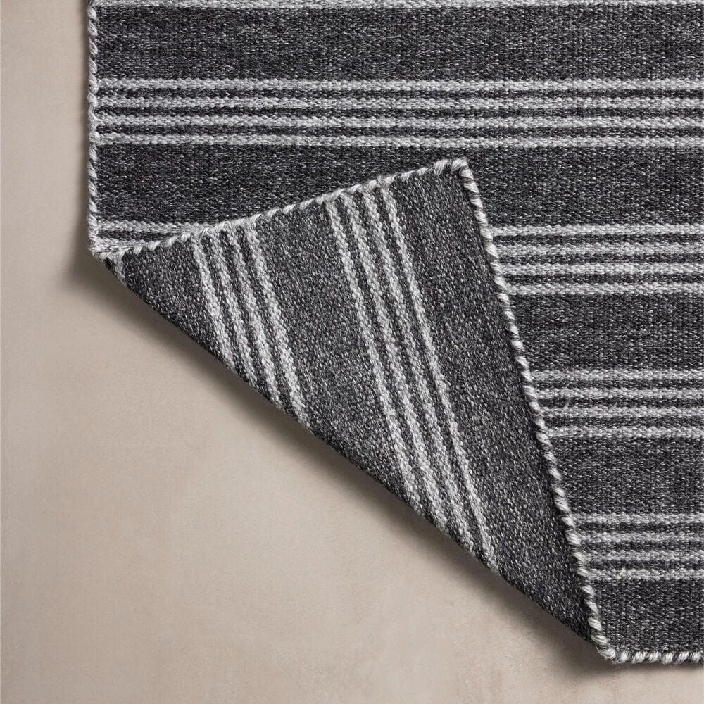 Magnolia Home Charlie Charcoal and Grey 9&#39;3&quot; x 13&#39; Indoor/Outdoor Area Rug, , large