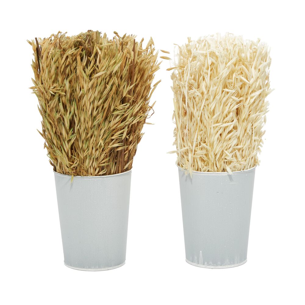 Maple and Jade Natural Wood Artificial Foliage in Beige (Set of 2), , large
