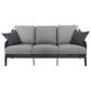 GatherCraft Cyrus 6-Piece Patio Conversation Set in Mystic Taupe, , large