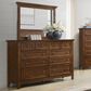 Hawthorne Furniture San Mateo 4 Piece Queen Storage Bedroom Set in Tuscan, , large