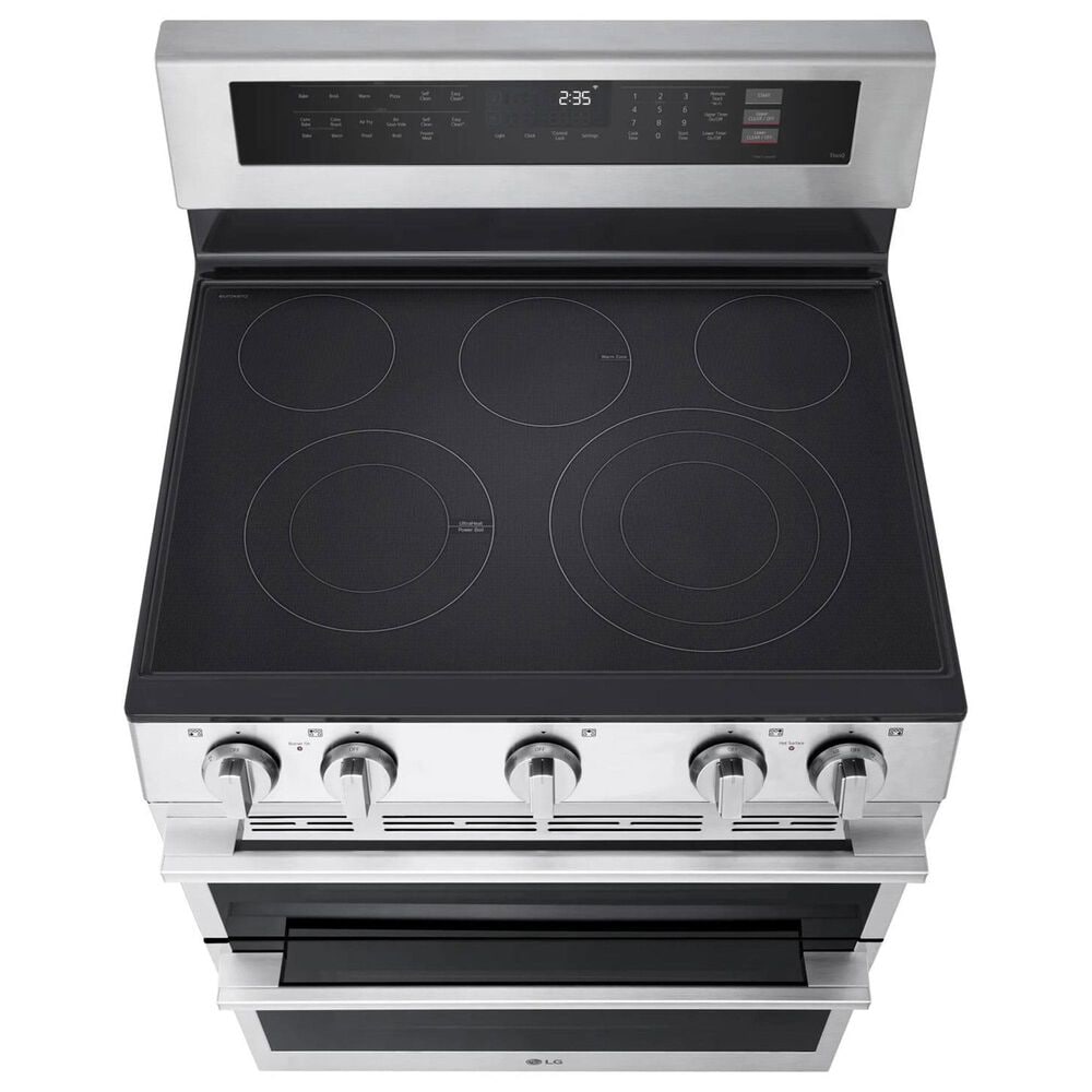 LG 7.3 Cu. Ft. Smart Electric Double Oven Freestanding Range in Stainless Steel, , large