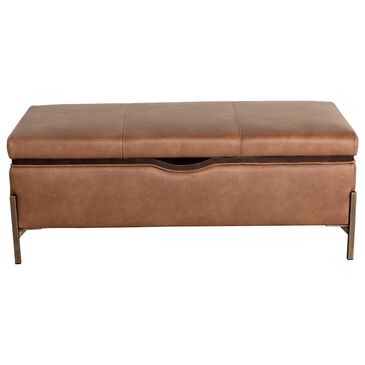Interlochen Storage Ottoman in Copley Brown, , large