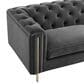 Steve Silver Charlene Stationary Sofa in Gray Velvet, , large
