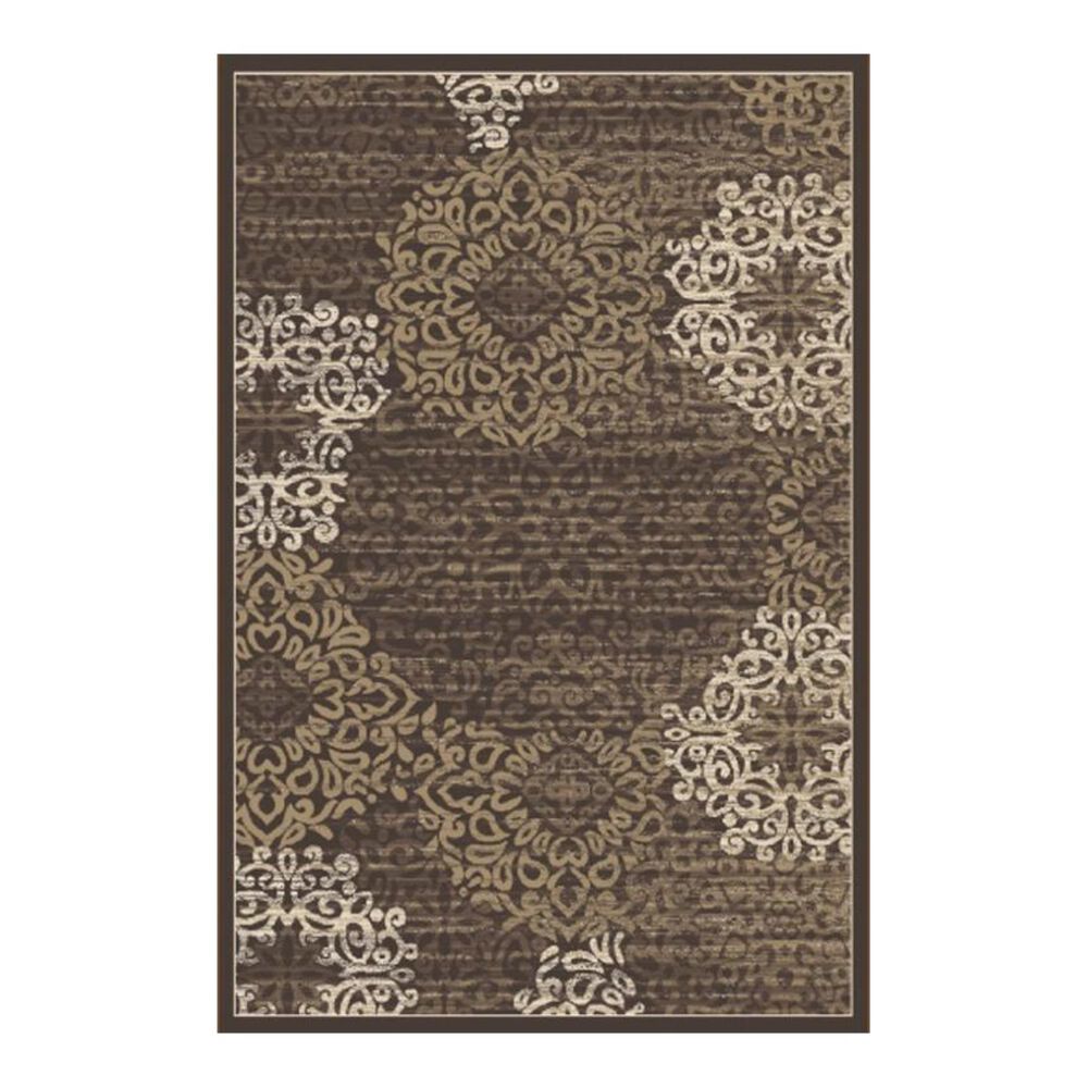 Radici USA Pisa 3471 3'3" x 4'11" Brown Area Rug, , large