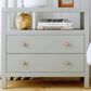 Butler Specialty Company Nora 2-Drawer Wide Nightstand with Open Shelf in Sage Green, , large