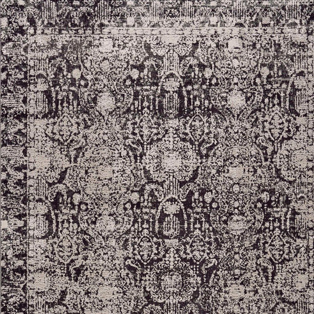 Feizy Prasad 1&#39;8&quot; x 2&#39;10&quot; Charcoal and Gray Area Rug, , large