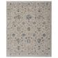 Feizy Pasha 39M7F 2"6" x 7"3" Beige and Blue Runner, , large