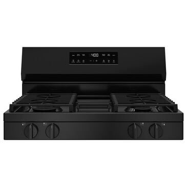GE Appliances 30" Freestanding Gas Range with Self-Clean and 4 Burners in Black, , large