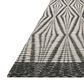 Loloi Kenzie 11"6" x 15" Ivory and Charcoal Area Rug, , large