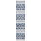 Safavieh Cabana CBN333M 2"2" x 7" Blue and Grey Indoor/Outdoor Area Performance Rug, , large