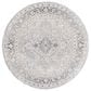Safavieh Dream DRM411F 6"7" Round Grey and Ivory Area Rug, , large