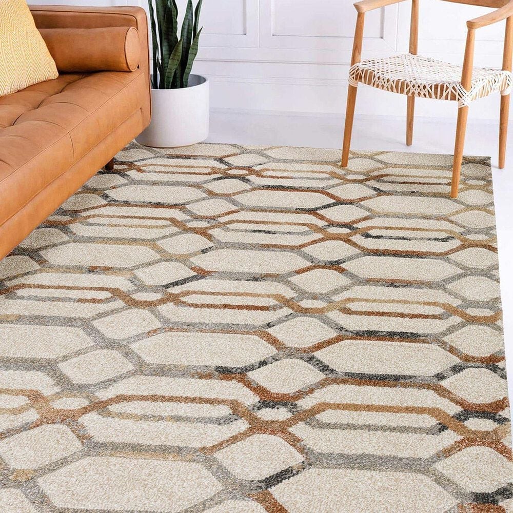 Dalyn Rug Company Carmona CO7 9&#39;10&quot; x 13&#39;2&quot; Linen Area Rug, , large