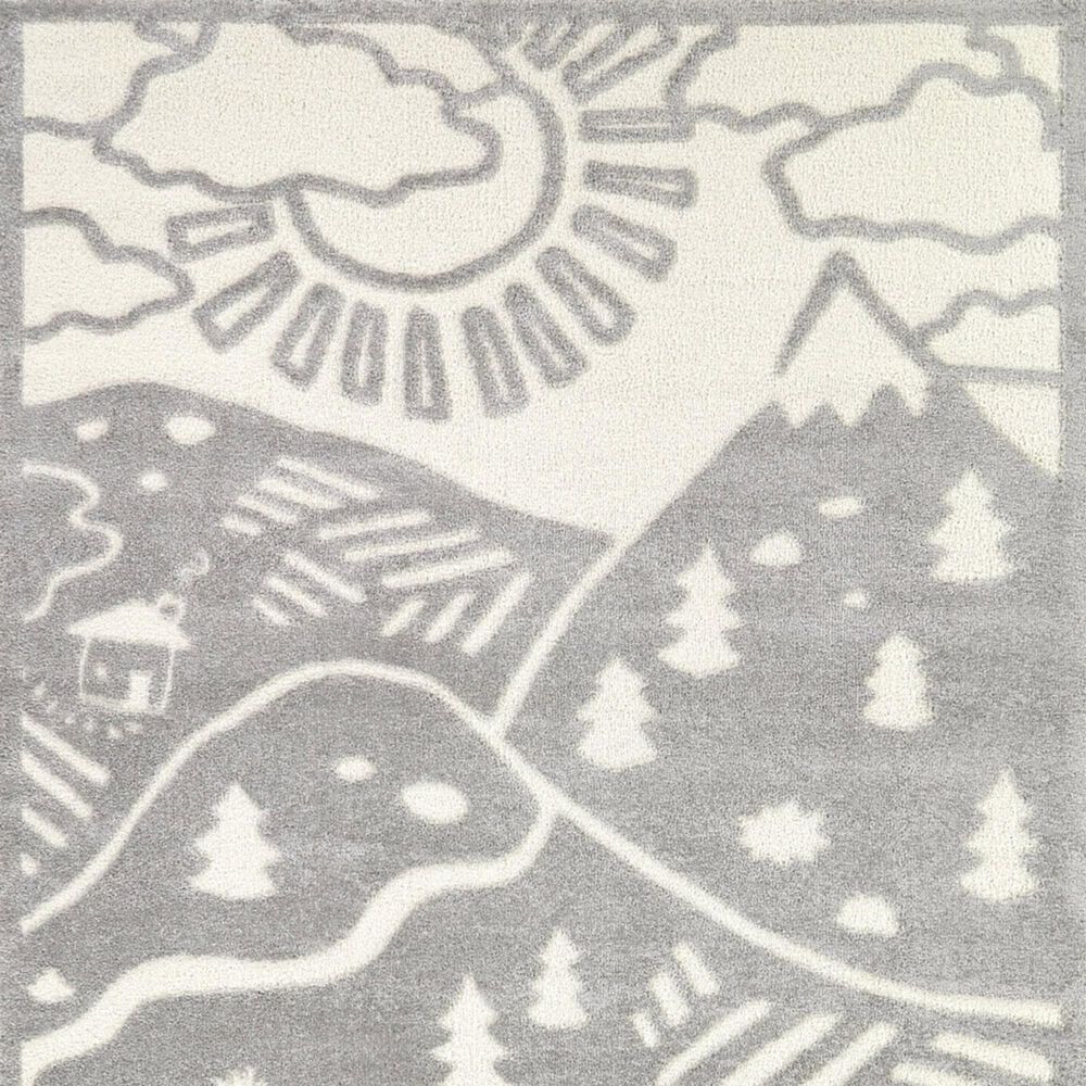 Balta Rugs Sherwood Landscape 4&#39;4&quot; x 6&#39; Cream Kids Area Rug, , large