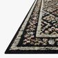 Rifle Paper Co Laurel Parquet 2"8" x 10" Black Runner, , large