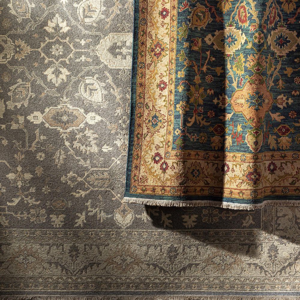 Surya Soumek 10&#39; x 14&#39; Medium Gray, Charcoal, Cream, Light Brown and Beige Area Rug, , large