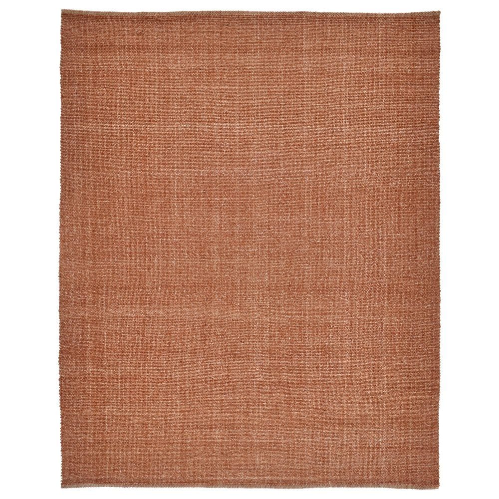 Feizy Naples 10" x 14" Orange Indoor/Outdoor Area Rug, , large