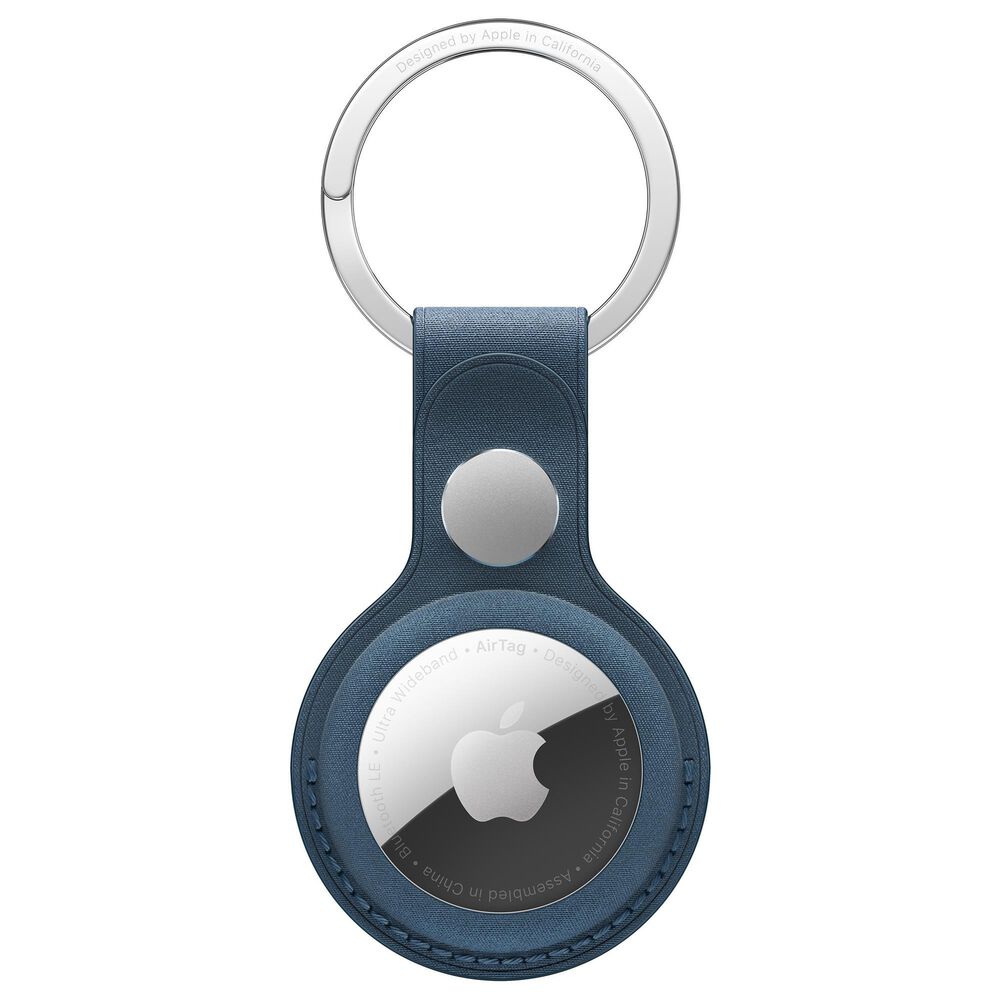 Apple AirTag FineWoven Key Ring - Pacific Blue, , large