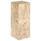 TimberHaus Teak Slice Medium Square Pedestal in Bleached Teak, , large