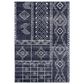 Safavieh Adirondack ADR206N 4" x 6" Navy and Silver Area Rug, , large