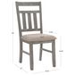 Linon Home Decor Turino Side Chair in Weathered Grey, , large