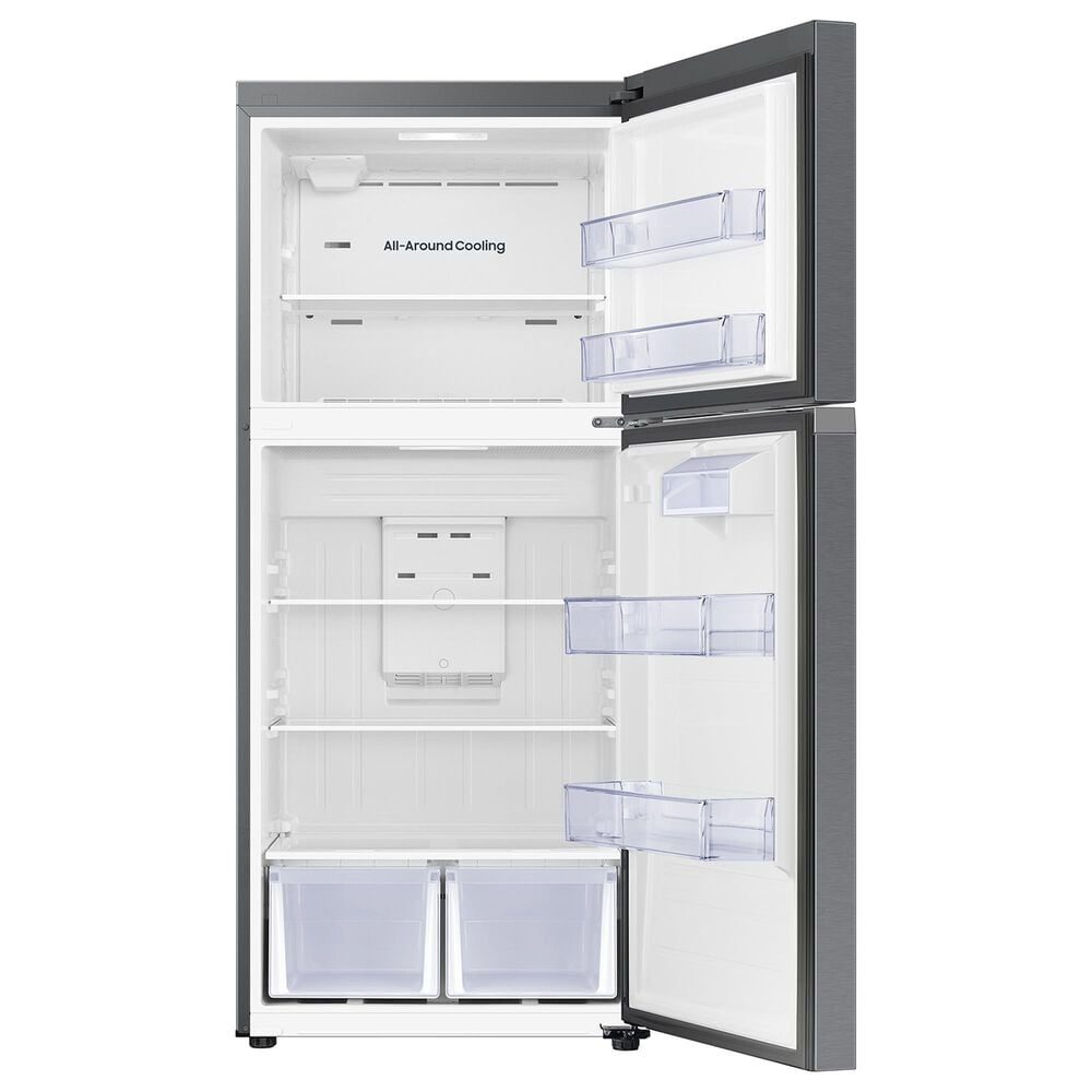 Samsung Bespoke AI 18 Cu. Ft. Top Freezer Refrigerator with All-Around Cooling in Stainless Steel, , large