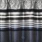 J. Queen New York Carlisle 88" x 18" Window Straight Valance in Silver and Indigo Blue, , large