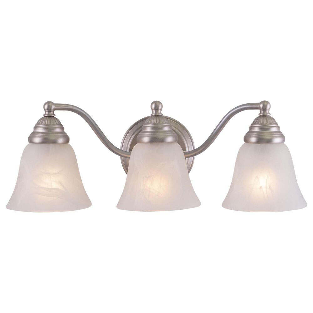 Vaxcel Standford 3-Light Bathroom Vanity in Brushed Nickel, , large