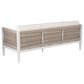 Linon Home Decor Claiborne 3-Seater Outdoor Sofa in White, , large
