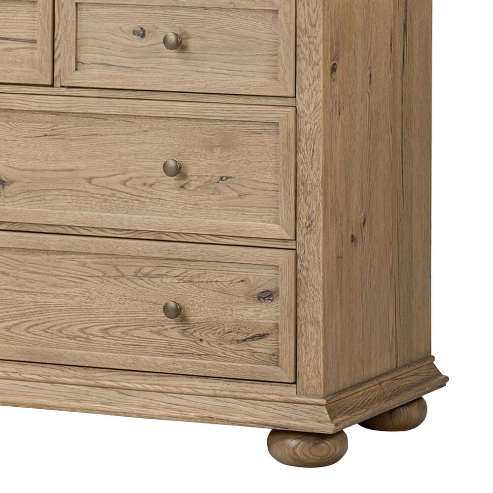 Four Hands Geoffrey 8-Drawer Dresser in Worn Oak, , large