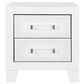 Global Furniture USA Luccia 2-Drawer Nightstand in White, , large