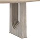 SCHNADIG Emphasis Dining Table in Sun Drenched Oak and Silver - Table Only, , large