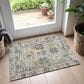 Dalyn Rug Company Silk Road Putty, Ivory, Taupe, Gold, Copper, Blue and Wheat 1"8" x 2"6" Area Rug, , large