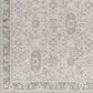 Surya Dresden DRE-2325 Medium Gray, Gray, White, Light Slate, Mustard and Rust 12" x 15" Area Rug, , large