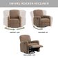 Oxford Baby Snuggly Glider Recliner in Boucle Teddy Brown, , large