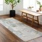Surya Dresden Dusty Sage, Taupe, Deep Teal, Off-White, Ink Blue, Light Gray and Mustard 2"7" x 7"3" Runner, , large