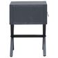 Belle Furnishings Midnight 1-Drawer Accent Table in Blue, , large
