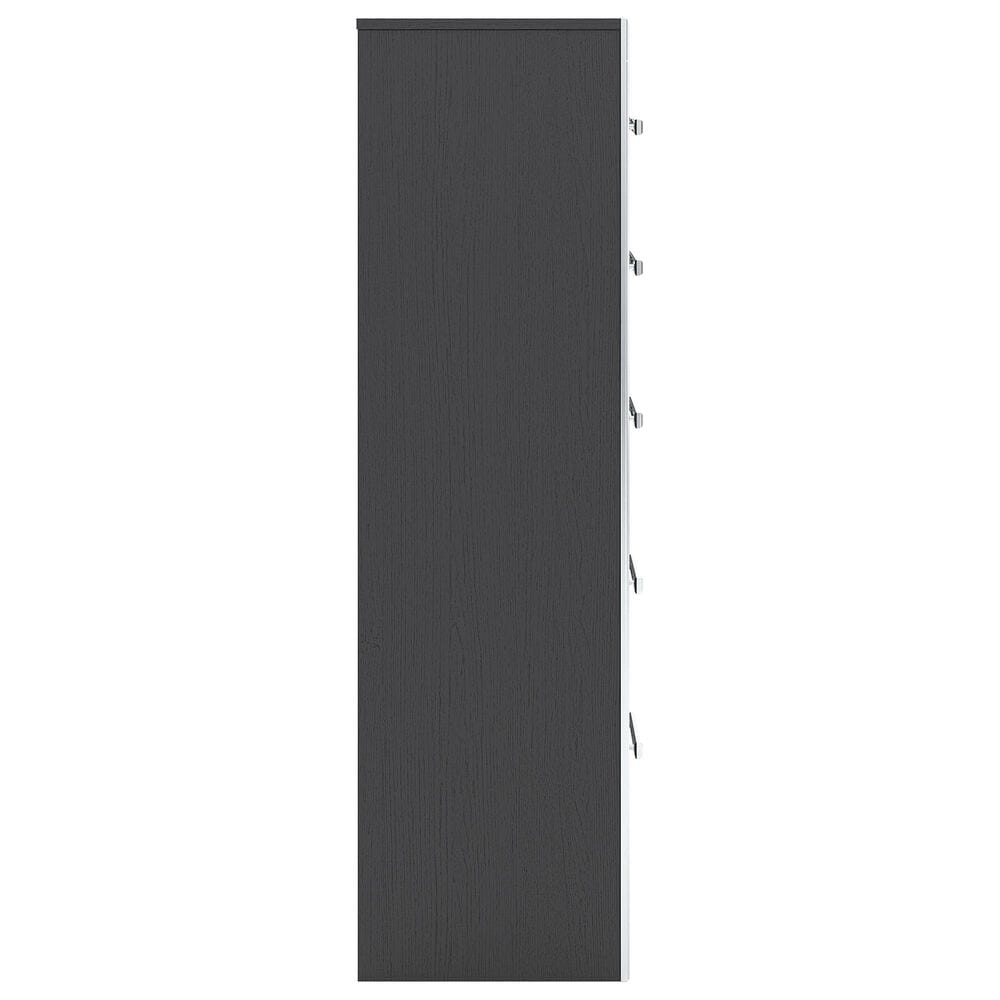 Ashley Zuraleus 6-Drawer Chest in Matte Black and Chrome, , large