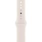 Apple Watch SE GPS + Cellular 44mm Starlight Aluminum Case with Starlight Sport Band - M/L, , large